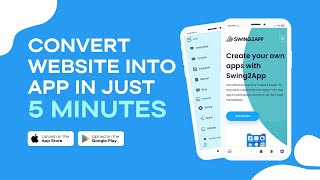 How to convert website into app | Turn website into App | Free website to app converter