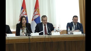 Ministar Dačić predsedavao sednicom Republičkog štaba za vanredne situacije