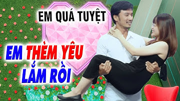 Cô nàng DA TRẮNG BÓC thèm yêu quá ròi vừa gặp bạn trai MUỐN CƯỚI NGAY quá tuyệt - Hẹn Hò Quyền Linh