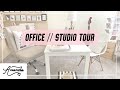 Office // Studio Tour // Cleaning &amp; Organizing // Roborock