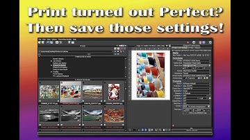 So your print came out Perfect?  Then save those settings!