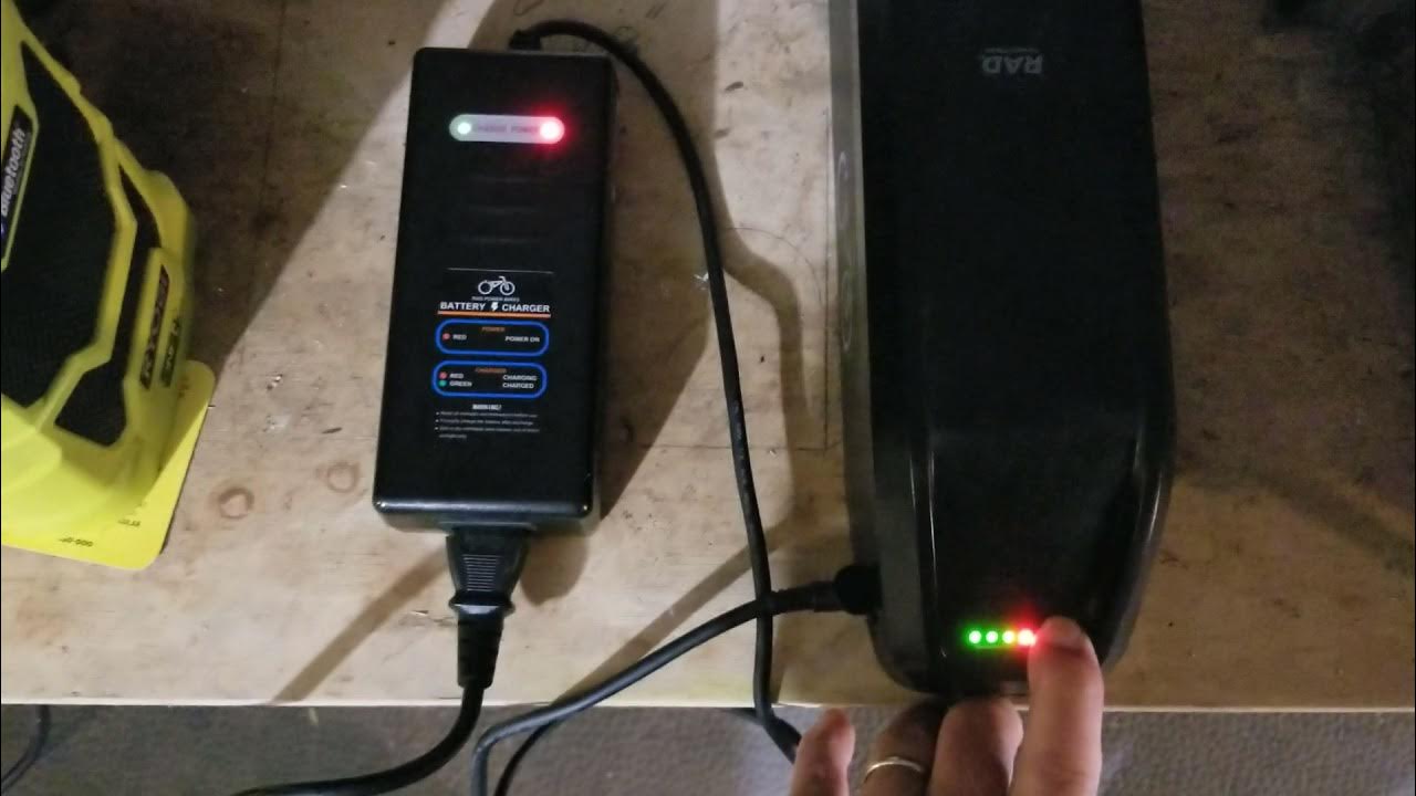 Rad battery not taking a charge. YouTube