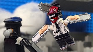 레고 체인소맨 VS 사무라이 소드 스톱모션 Lego Chainsaw man VS Katana man stop motion