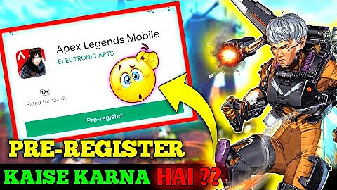 HOW TO DO PRE-REGISTRATION ON OTHER SERVER - Apex Legends Mobile 🔥🔥