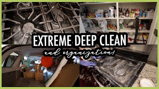 PANTRY ORGANIZATION AND STOVETOP DEEP CLEAN! | Testing Out Power Paste For The First Time!