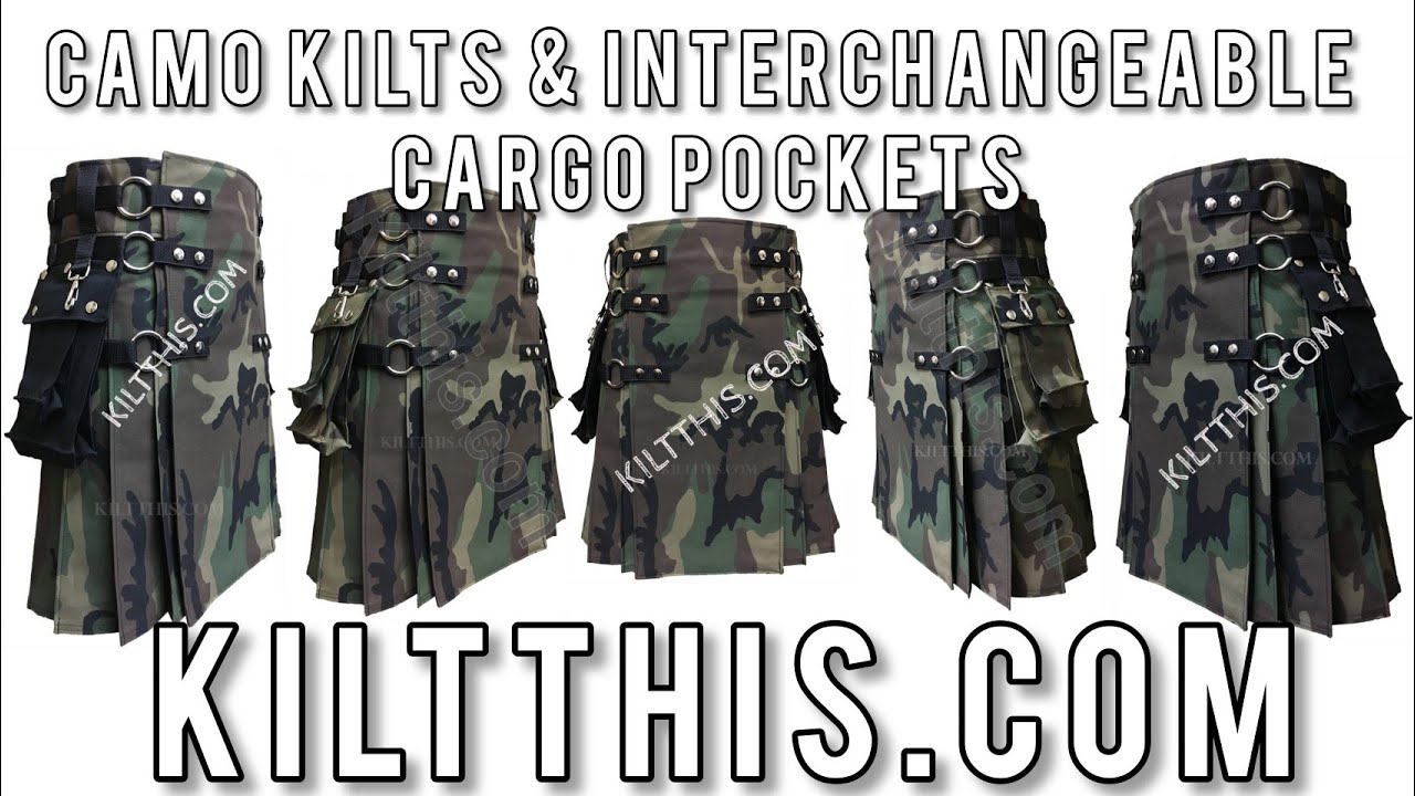 Interchangeable Camo Kilts created by Kilt This
