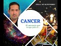 CÁNCER FINAL DE NOVIEMBRE ♋️