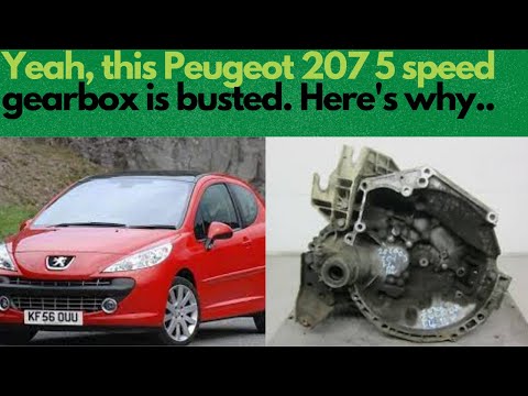 Troubleshooting a Faulty Peugeot 207 5Speed Gearbox |Yeah this Peugeot 207 5-speed gearbox is busted