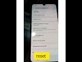 Samsung a50 reset network setting