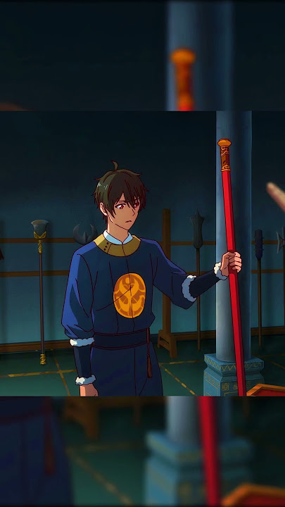 Picking Up Wukong’s Staff...😱🔥 #anime #shorts #animeshorts #animelover #overpower #wukong