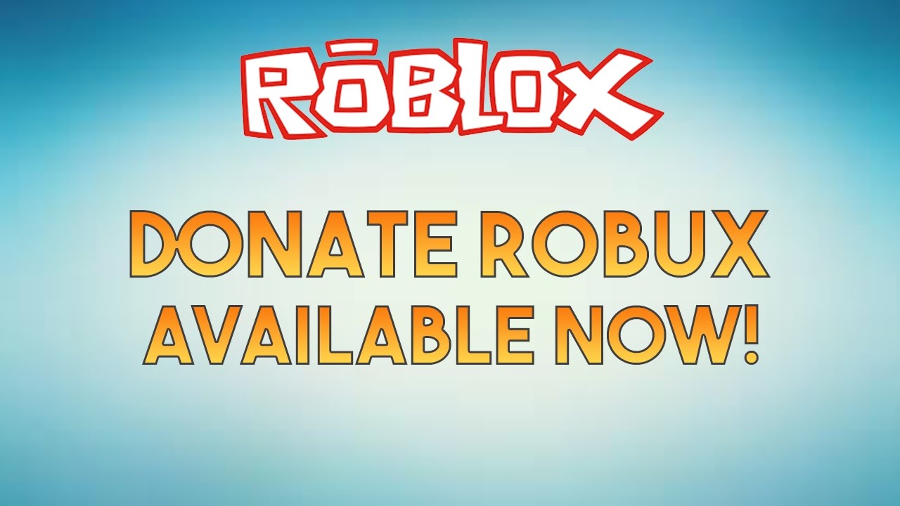 Roblox Donations In Our Group Youtube - roblox donations logo