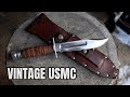Restoring a Vintage Military Survival Knife - [ Relaxing ]