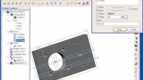 Alibre Design: Introduction to Assembly Constraints
