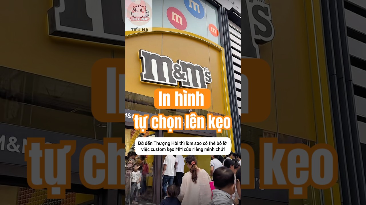 Tự Custom hình in lên kẹo M&Ms