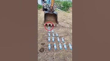 👉 "JCB Operator Skills Test in China 🇨🇳 | One Tooth Bottle Pick Challenge 😱 UnbelievableTalent