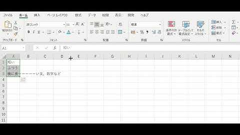 1分で解説。Excelショートカット集Alt→H→O→Iでセルの幅の自動調整