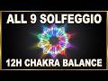 🔴 ALL 9 SOLFEGGIO FREQUENCIES | Full Chakra Healing & Balancing – TOP LIVE STREAM