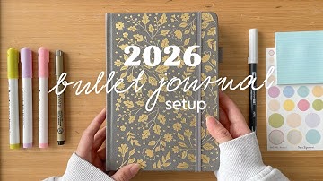 How to start a Bullet Journal 🖋️ my setup for 2026