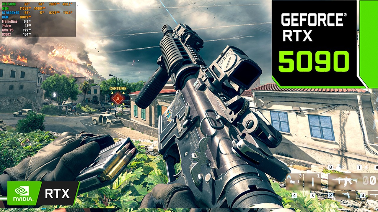 Battlefield 6 : RTX 5090 32GB ( 4K OVERKILL Graphics DLSS ON )