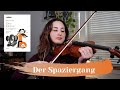 Der Spaziergang (The Walk) | Der kleine Geiger | Easy Violin Duet For Beginners