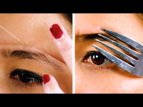 Видео: 4 способа исправить густые брови (для девочек)