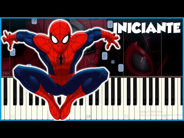 SPIDER-MAN THE ANIMATED SERIES - EASY Piano Tutorial 