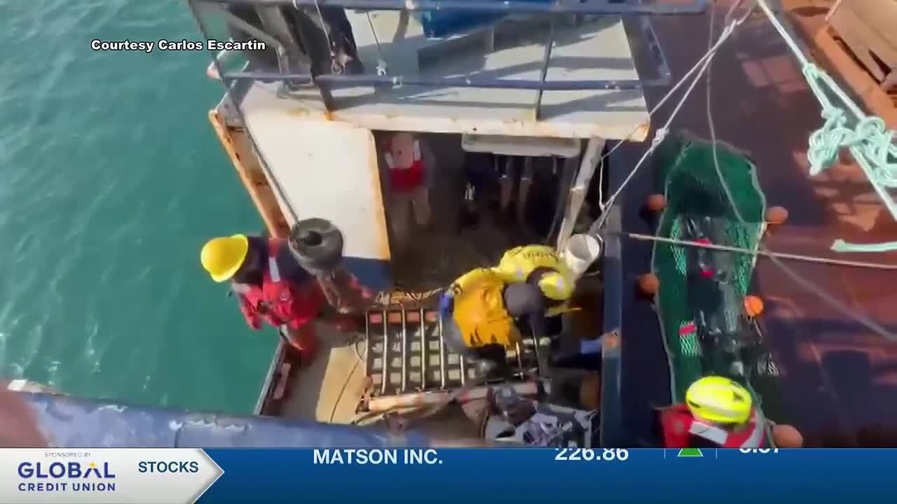15-year-old tells rescue crew about surviving days at sea in a skiff, ships captain recalls