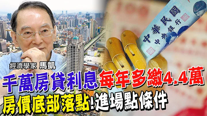 房價下跌訊號浮現!房貸利率破2% 央行連5升息!1千萬房貸每年多繳4.4萬元利息 "這數據"對半砍!買房需求再等等嗎?進場時機點要看哪幾點【全球政經周報｜精華】 @CtiFinance - 天天要聞