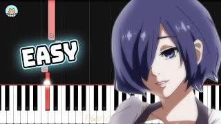 Tokyo Ghoul:re OP - 'Asphyxia' - EASY Piano Tutorial & Sheet Music