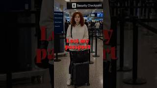 I think I lost my passport… 😳✈️ real American English 🇺🇸 