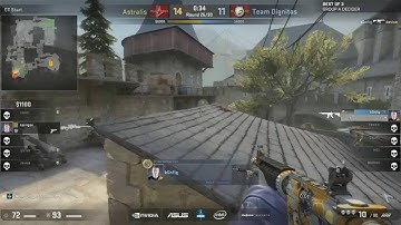 k0nfig clutch 1v4 | Astralis vs Dignitas | ESL One Cologne 2016