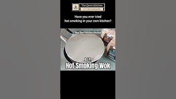 DIY Hot Smoker Using Just a Wok...  Let