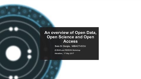 Open Access and Open Data -  PARTHENOS Training