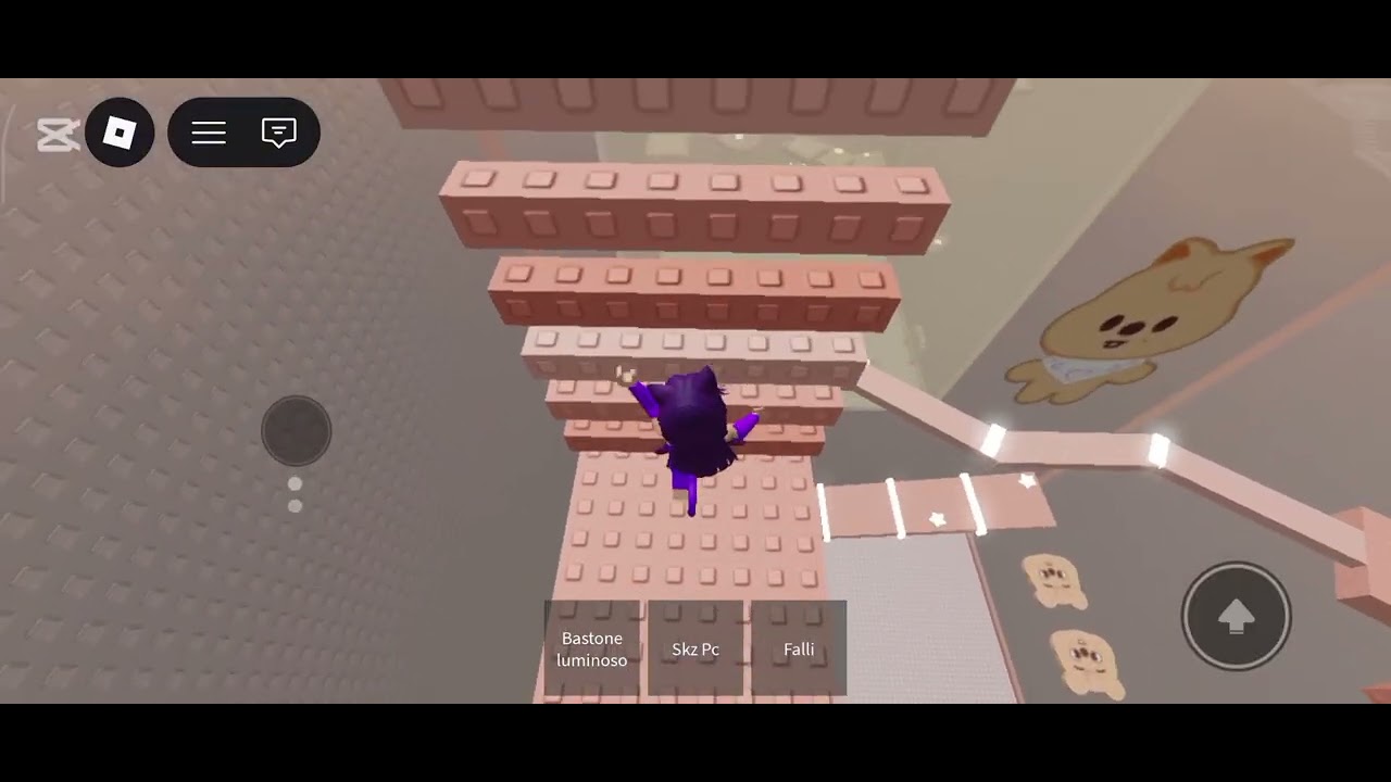 Gioco alla tower degli stray kids su roblox 