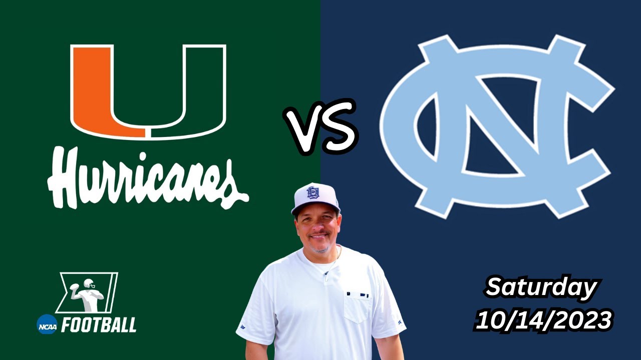 Miami North Carolina Saturday 10/14/23 NCAAF Picks and Predictions