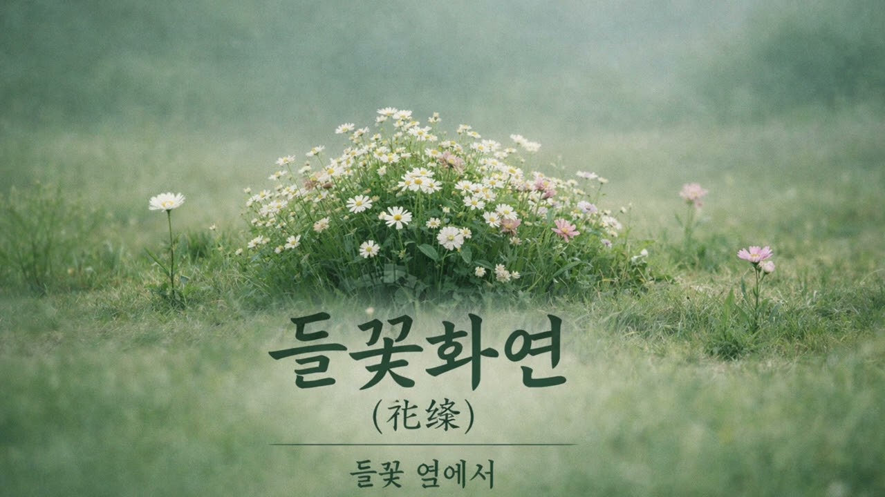 들꽃화연 (花緣)부제 : 들꽃 옆에서