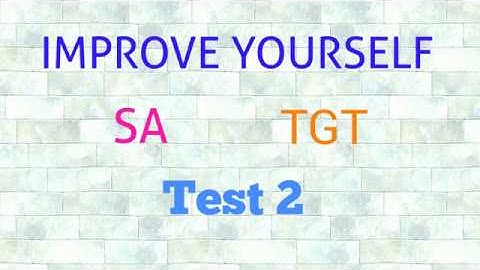 AP DSC 2018 ENGLISH I SA TGT mock test 002 I