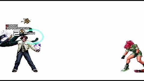 KOF MUGEN  Tag Team Orochi Kyo & Orochi leona VS Orochi K & Orochi iori 2002