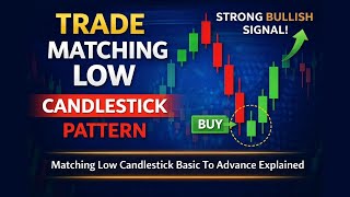 How to Trade Matching Low Candlestick Pattern | Matching Low Candlestick Basic To Advance Explained