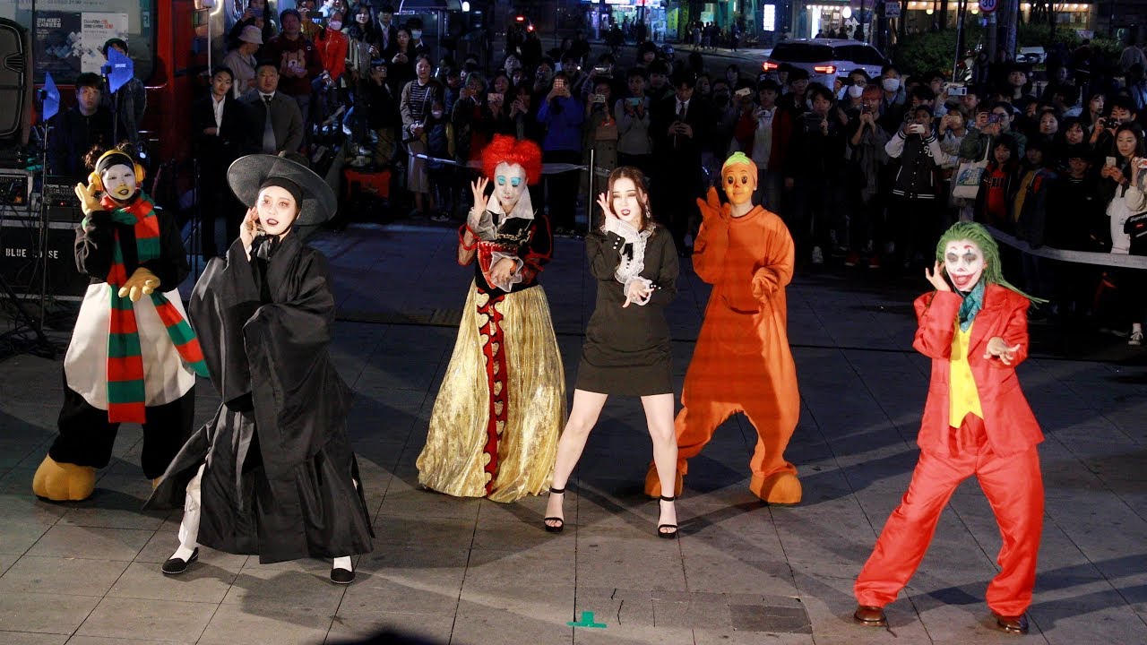 191031 모모랜드(MOMOLAND) 뿜뿜(BBoom BBoom) - 신촌 할로윈 버스킹(HALLOWEEN BUSKING) by ODS