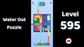 Water Out Puzzle Level 595 Walkthrough 💧 | Step-by-Step Solution | SolutionGuruji