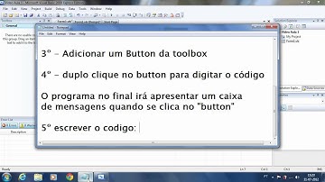 Visual Basic - Aula 1 (Primeiro Projeto)