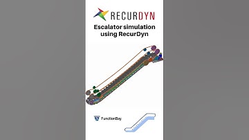 Escalator simulation using RecurDyn