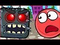 МУЛЬТИК КРАСНЫЙ ШАРИК ! СРАЖЕНИЕ С ГИГАНТОМ БОССОМ ! По мотивам игры Red Ball 4   !