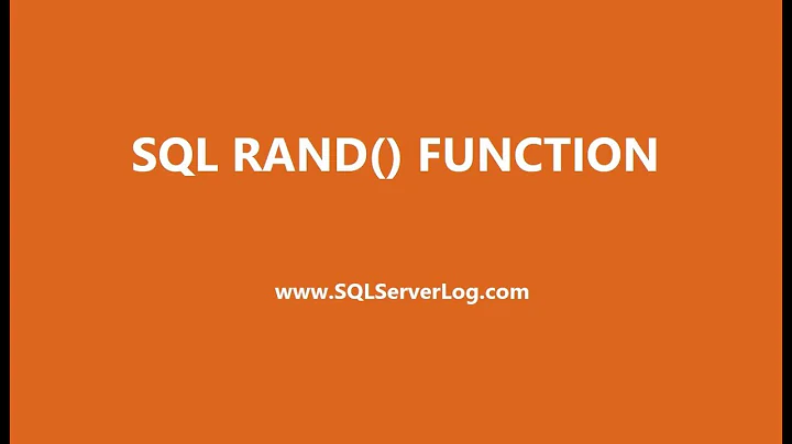 SQL RAND() Function