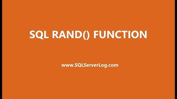 SQL RAND() Function