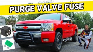 Chevrolet Silverado Purge Control Valve Fuse Location 2006 2007 2008 2009 2010 2011 2012 2013