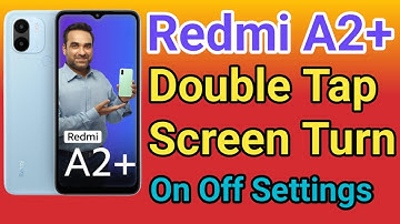 Redmi A2 Plus Double Tap On Off Screen Kaise Kare How To Double Tap To Screen Lock in Redmi A2 Plus