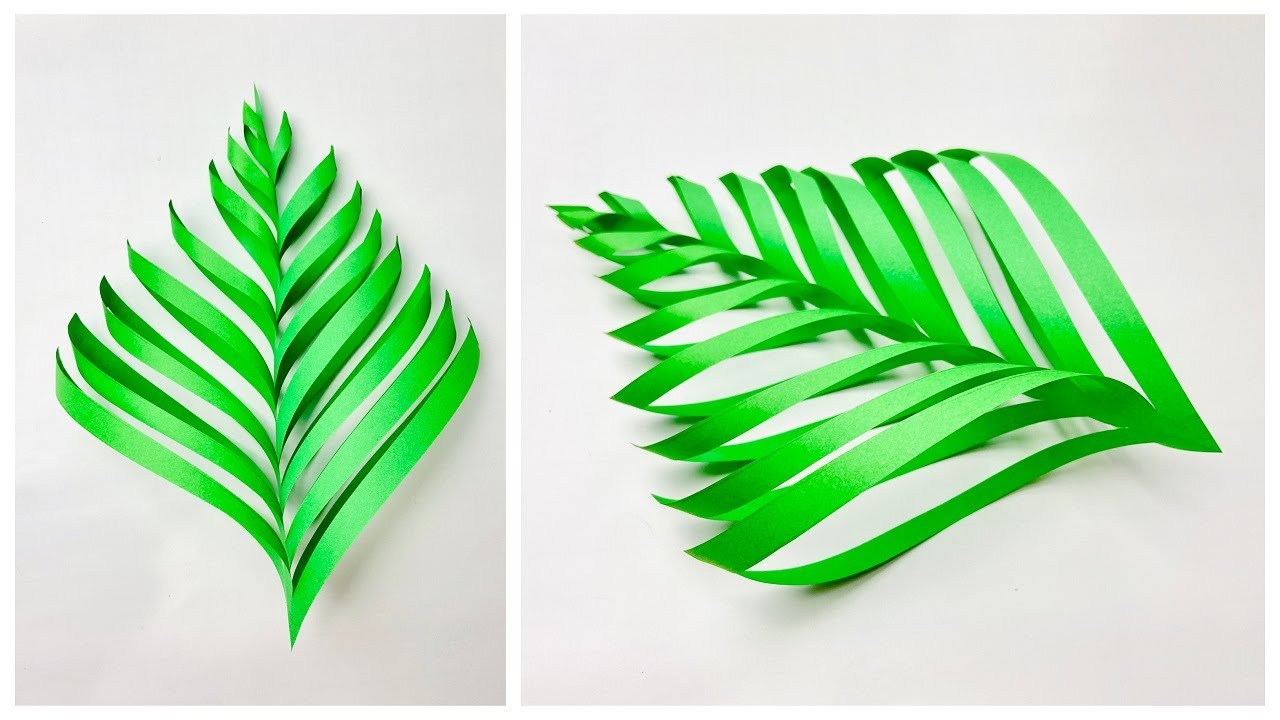 How to make realistic paper leaves – TodayweCraft