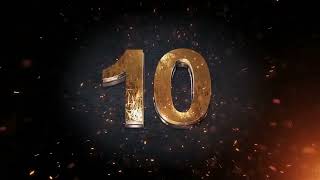 10 second countdown timer with sound to start a show/free download